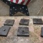 BRIDGEPORT TC-3G CNC VERTICAL MILL LEVELING LEG LEGS BLOCK PAD LOT OF 6 PIECES