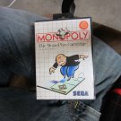 SEGA MASTER SYSTEM MONOPOLY ORIGINAL CARTRIDGE VIDEO GAME RARE VINTAGE CASE