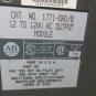 ALLEN BRADLEY OUTPUT MODULE CAT. NO. 1771-0AD/B CNC OAD