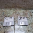 JAPAX LDM35A USER DISK FLOPPY DRIVE DISKETTE TANBIR CNC EDM 2 PIECE
