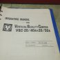 YAMAZAKI MAZAK OPERATING MANUAL VQC-20/40A & 20/50A CNC  MAZATROL M1 CNC MILL
