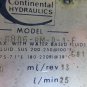 CONTINENTAL HYDRAULICS VALVE PUMP PVR1-6B06-RM-0-1-F DAEWOO PUMA 10 CNC LATHE