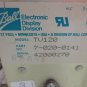 BALL CNC DISPLAY UNIT MODEL TV120 7-020-0141 5-014-0383 MONITOR WARRANTY