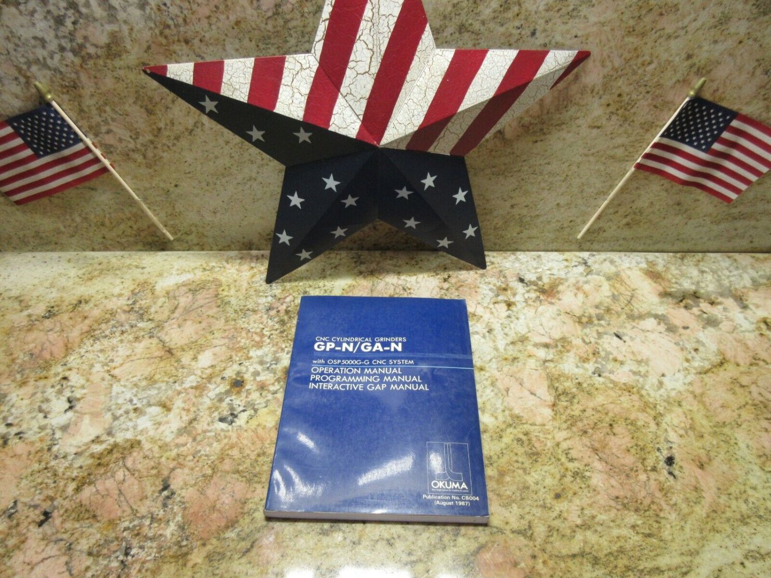 OKUMA GP-N/GA-N CNC GRINDER OPERATION PROGRAMMING MANUAL CB004 1987