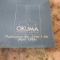OKUMA OPERATION MANUAL OSP500L-G OSP5000L-G 2446-E-R6 APRIL 1988 5TH ED EACH 1