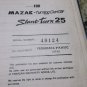 YAMAZAKI PROGRAMMING MANUAL SLANT TURN 25 CNC LATHE FANUC 6T-B