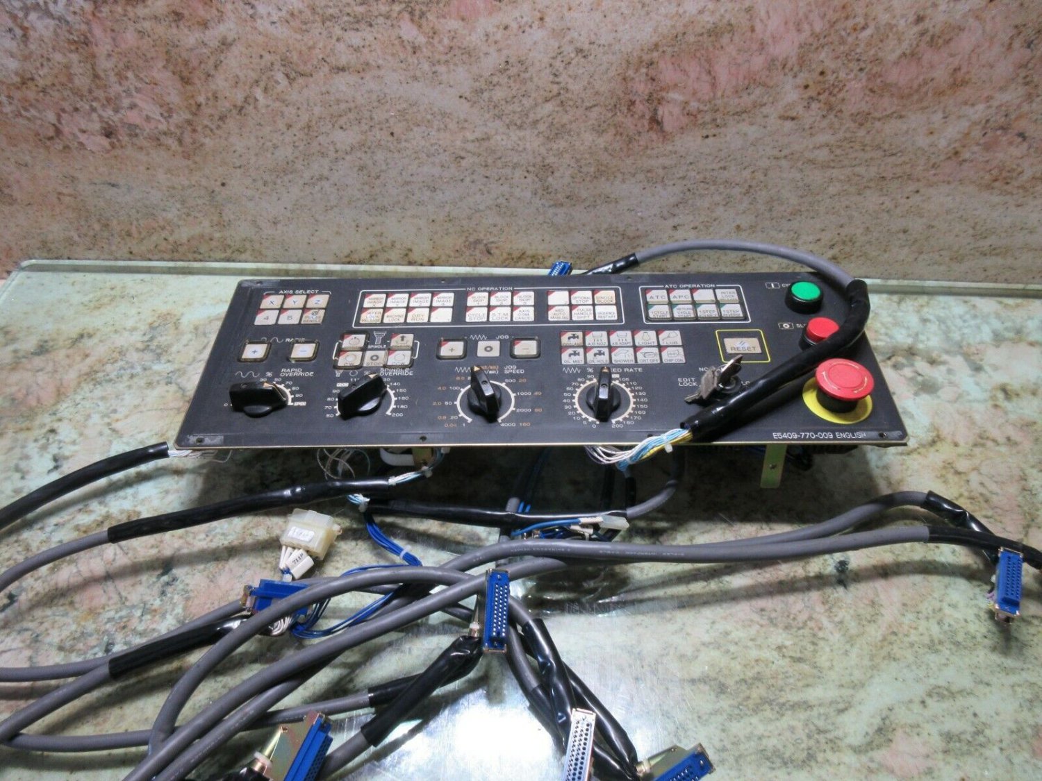 OKUMA CONTROLLER PANEL E5409-770-009 OKUMA MC-5VA CNC VERTICAL MILL