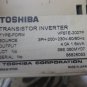 TOSHIBA TRANSISTOR INVERTER VFS7E-2007P 3PH 230V 50/60HZ 4.0A 1.6KVA 98E 060MY07