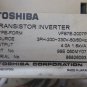 TOSHIBA TRANSISTOR INVERTER VFS7E-2007P 3PH 230V 50/60HZ 4.0A 1.6KVA 98E 060MY07