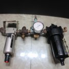OKUMA LR-15 CNC LATHE SPEEDAIRE SMC AIR FILTER REGULATOR VALVE UNIT  GAUGE