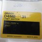 OMRON LIMIT SWITCH D4MB-431 10A 250V WARRANTY EACH 1