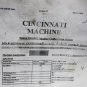 CINCINNATI FALCON 300 CNC LATHE MACHINE CONFIG SCREENS L03702000 51-A21001Y-5101