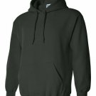 Forest Green Adult Long Sleeves Pullover Hooded