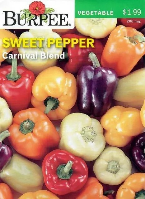 Pepper Carnival Blend Vegetable Seeds