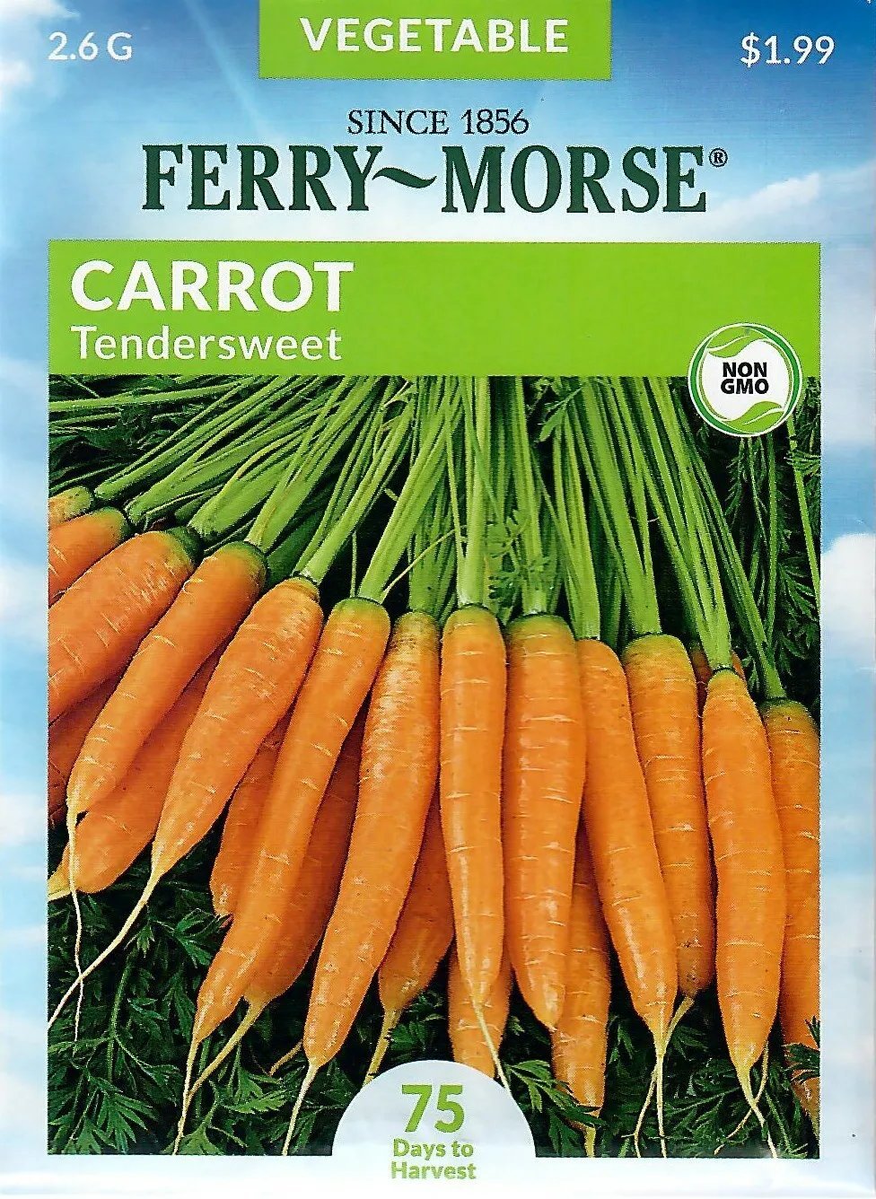 Carrot Tendersweet Vegetable Seeds