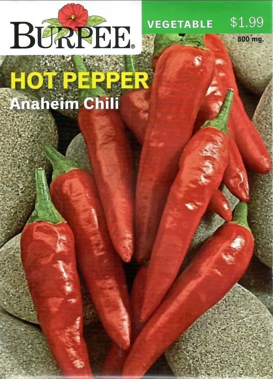 Pepper Anaheim Chili Vegetable Seeds