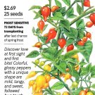 Pepper Chile Biquinho Red & Yellow Vegetable Seeds