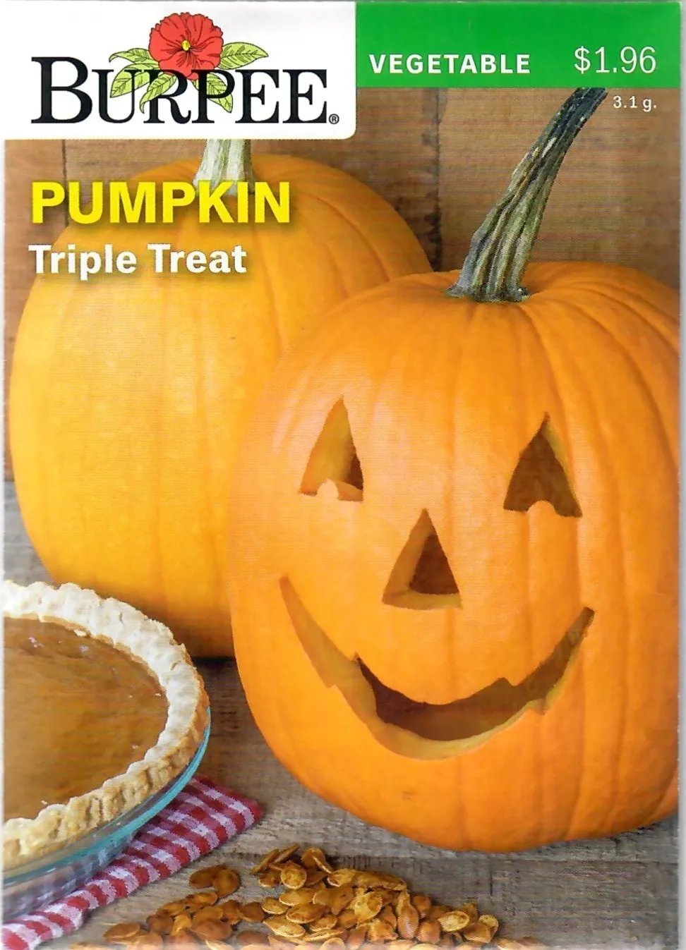Pumpkin Triple Treat Vegetable Seeds