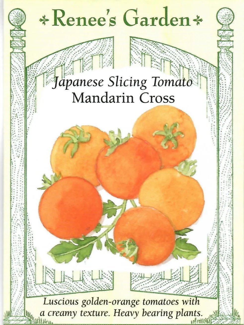 Tomato Japanese Slicing Mandarin Cross Vegetable Seeds