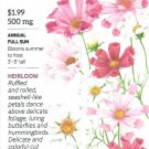 Cosmos Sea Shell Blend Flower Seeds