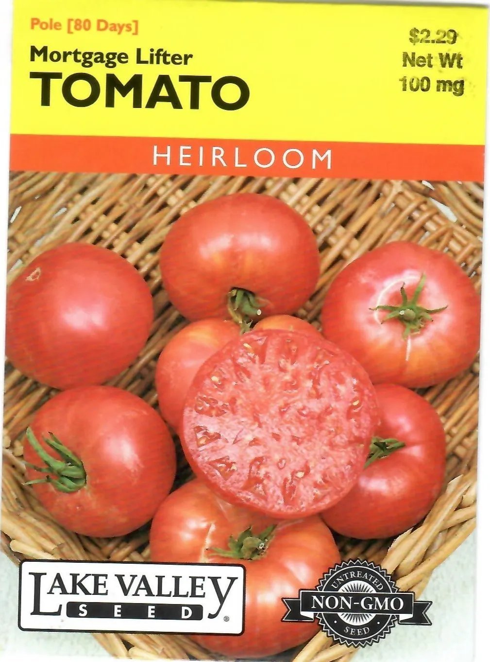 Tomato Mortgage Lifter Heirloom Vegetable Seeds