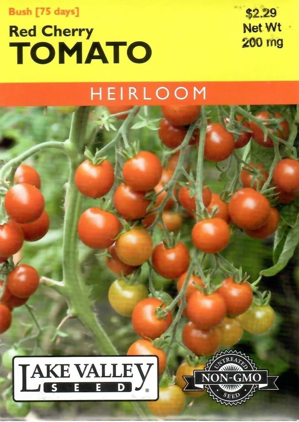 Tomato Red Cherry Heirloom Vegetable Seeds