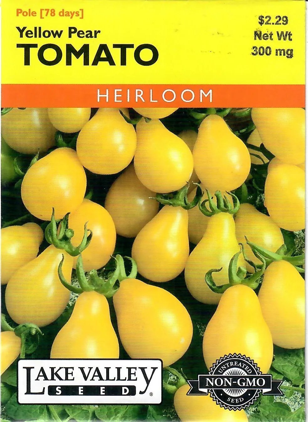 Tomato Yellow Pear Vegetable Heirloom Seeds