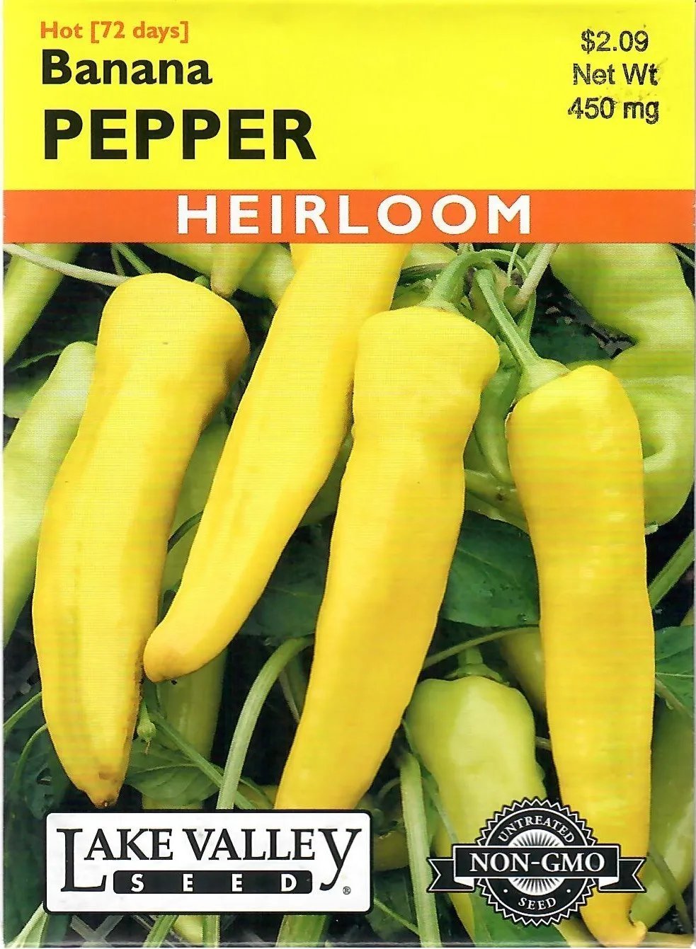 Pepper Banana Heirloom Vegetable Seeds