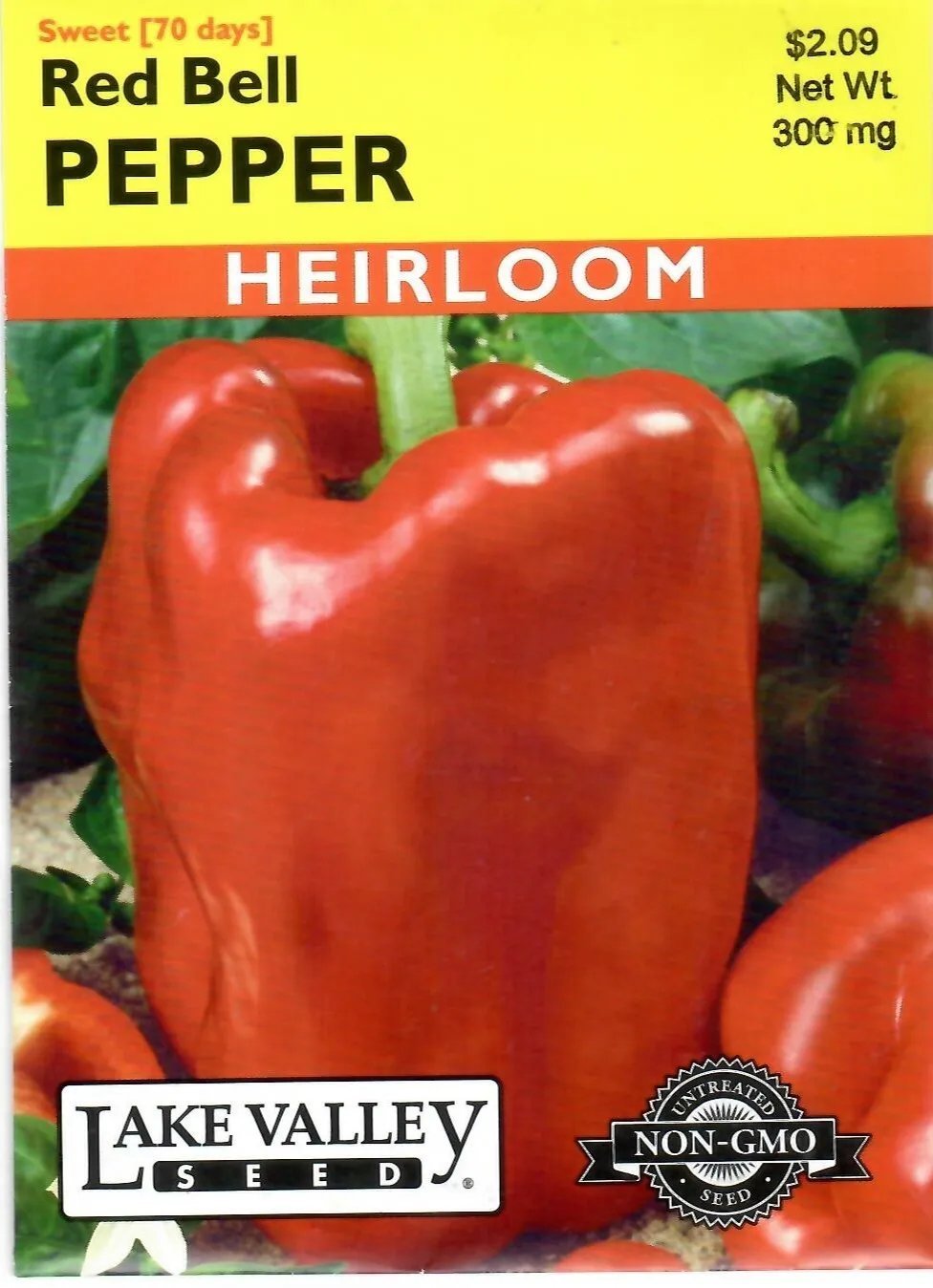 Pepper Red Bell Vegetable Seeds