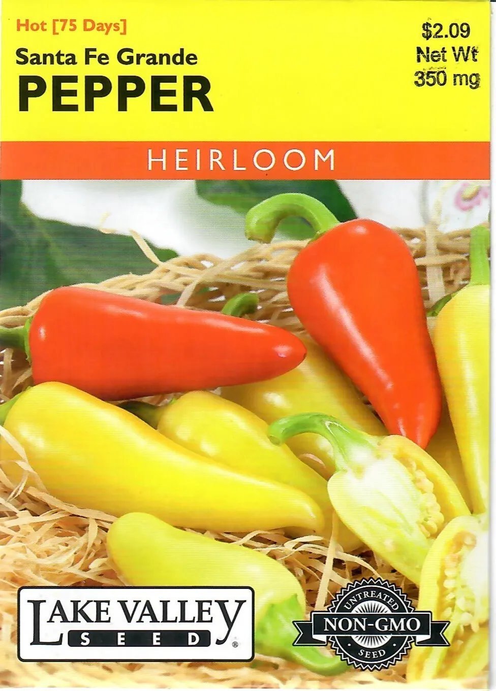 Pepper Santa Fe Grande  Vegetable Seeds