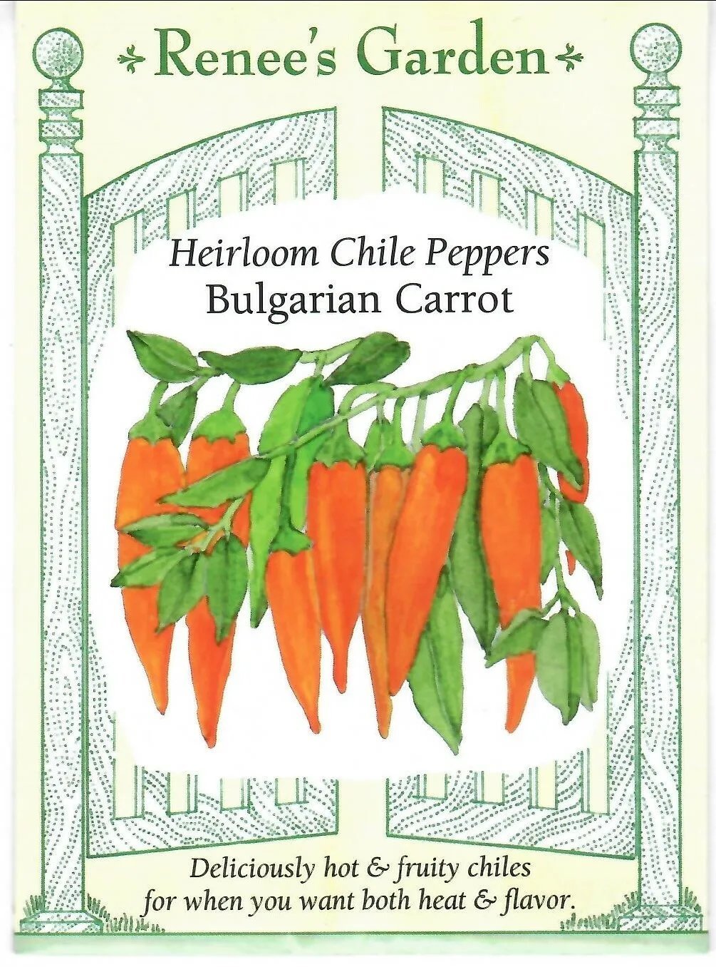 Pepper Bulgarian Carrot Heirloom Vegetable Seed