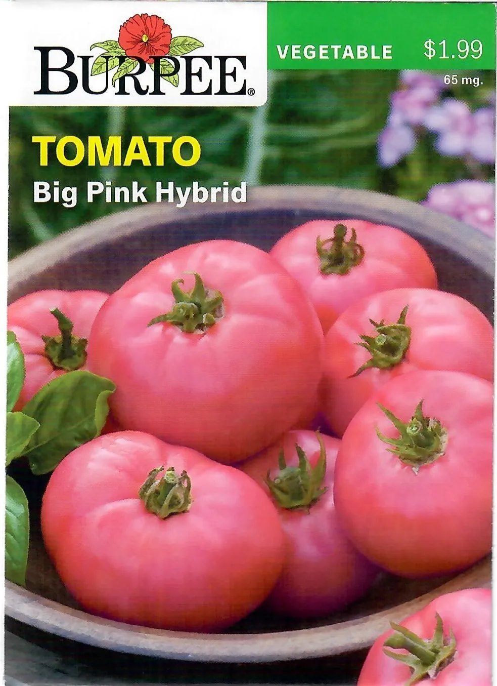 Tomato Big Pink Hybrid Vegetable Seeds
