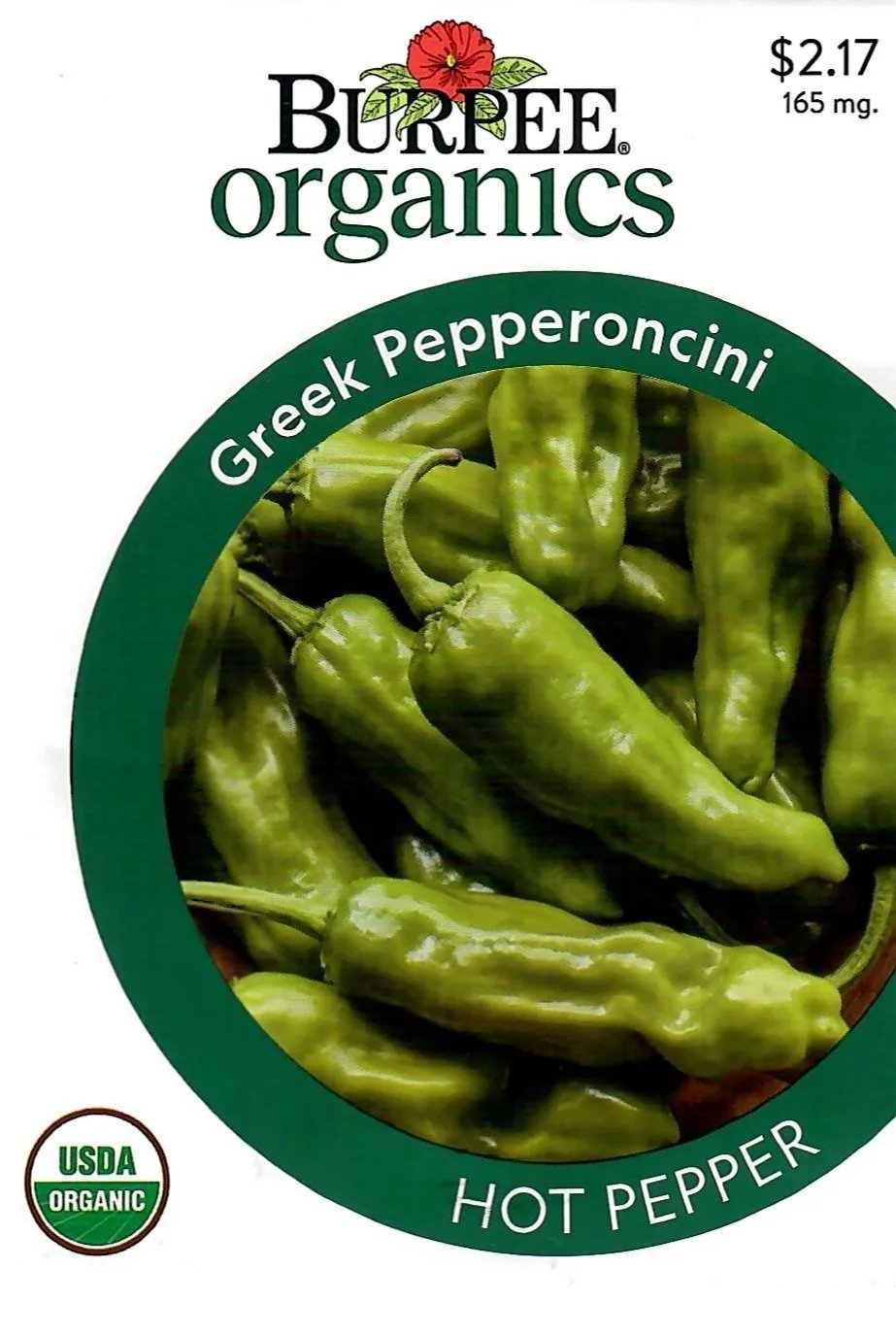 Pepper Greek Pepperoncini Organic Vegetable Seeds