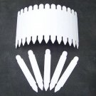 Hot 2000 New Plastic Labels Outdoor Nursery Tags Plant Pot Label Tag Pots Aloe White