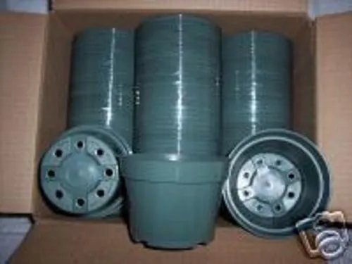 Hot 4"" Azalea Green Plastic Pot, Greenhouse Nursery 60 Lot
