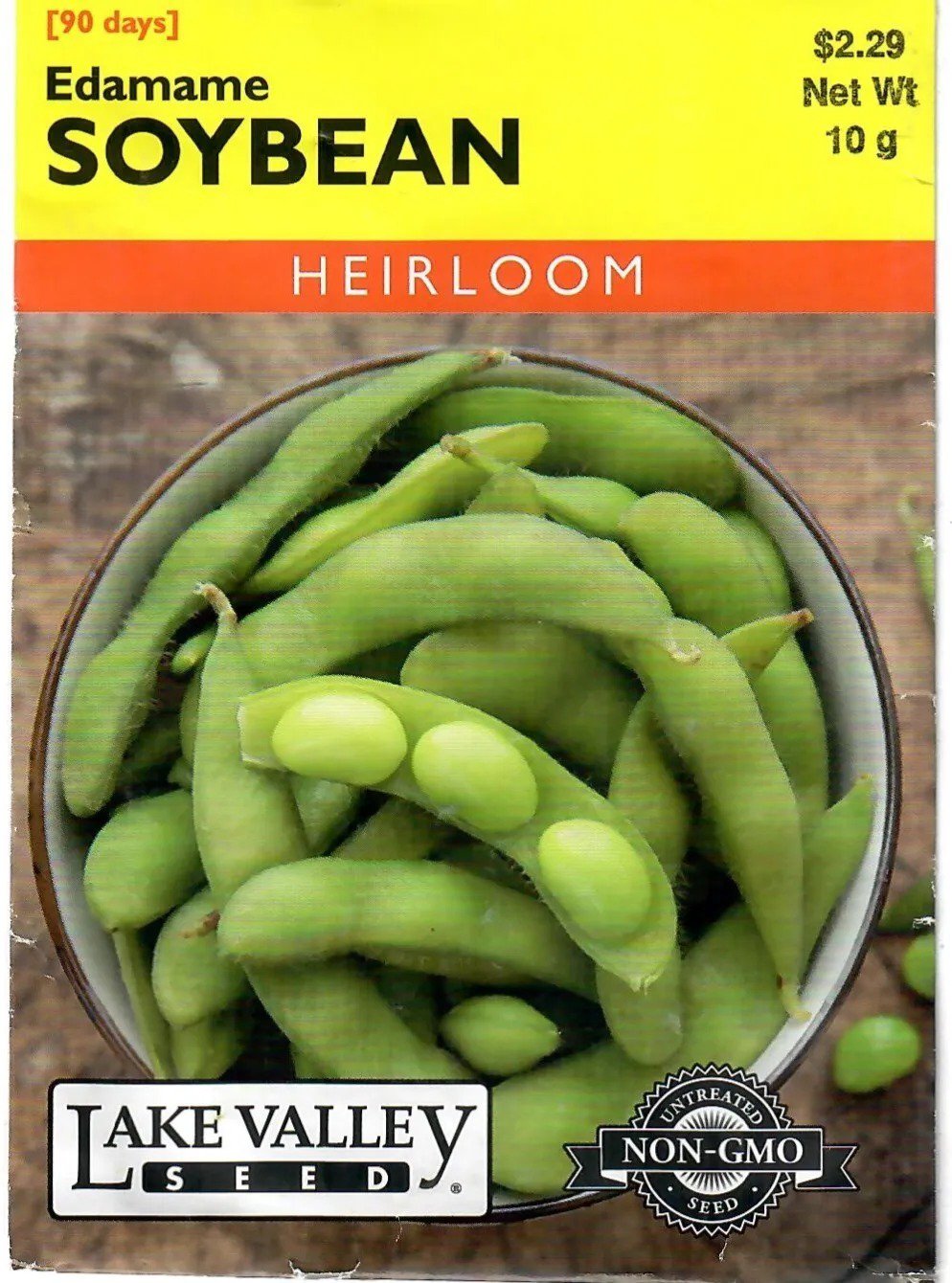 Soybean Edamame Heirloom Vegetable Seeds Non-Gmo