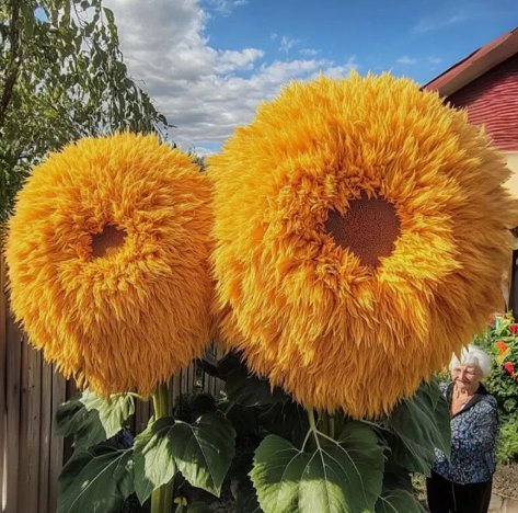 Yellow Enchanting Giant Teddy Bear Sunflower Non Gmo Vegetable Heirloom 50 Seeds for Garden Planting