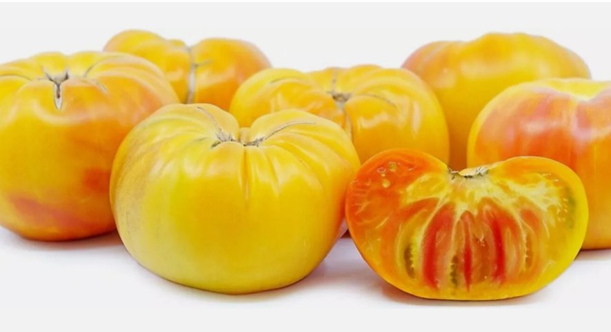 Pineapple Tomato Non Gmo Vegetable Heirloom 120 Seeds for Garden Planting