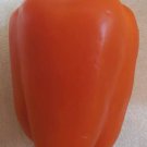 Orange King Bell Pepper Vegetable Heirloom 120 Seeds for Garden Planting