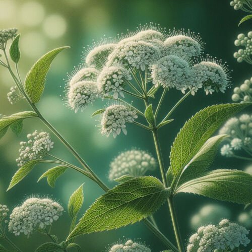 Eupatorium Perfoliatum Boneset Flower Seeds Attractive White Flowers Easy to Grow