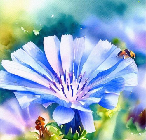 Cichorium Intybus Chicory Flower Seeds Attractive Appearance Easy to Grow