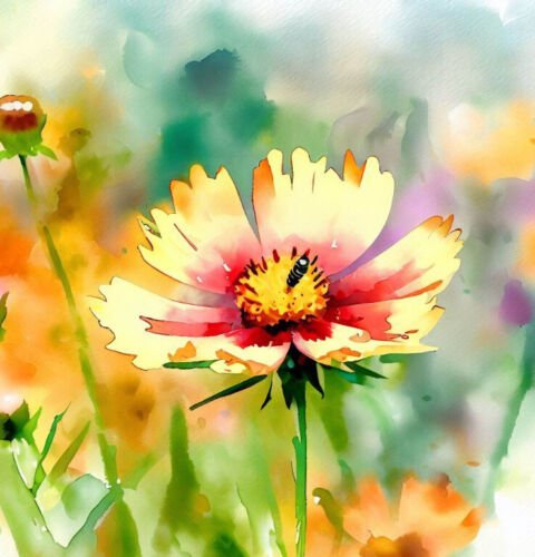 Coreopsis Lanceolata Lance Leaved Coreopsis Flower Seeds Delicate Flowers Easy to Grow