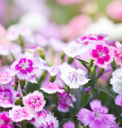 Dianthus Deltoides Maiden Pinks Mixed Flower Seeds Colorful And Fragrant Easy to Grow