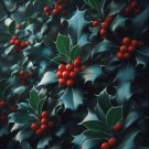 Ilex Opaca American Holly Tree Seeds Evergreen Foliage Bright Red Berries Easy to Grow