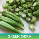 Green Okra Seeds Clemson Spineless 80 Okra Seeds Easy to Grow