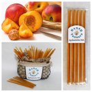 5 Pack Peach Honey Teasers Natural Honey Snack Sticks Honeystix Straws Easy to Grow