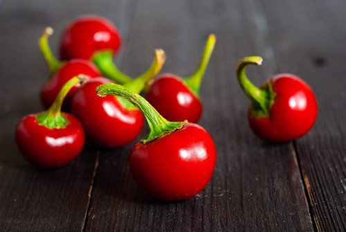 100 Sweet Cherry Pepper Red Chili Capsicum Annuum Vegetable Seeds Easy to Grow
