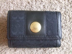 authentic Coach Ergo Signature Black Wallet 40471
