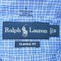 Polo Ralph Lauren Men's classic fit blue plaid shirt size S