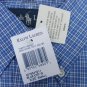 Polo Ralph Lauren Men's classic fit blue plaid shirt size S